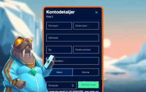 Bekreft spillekontoen din