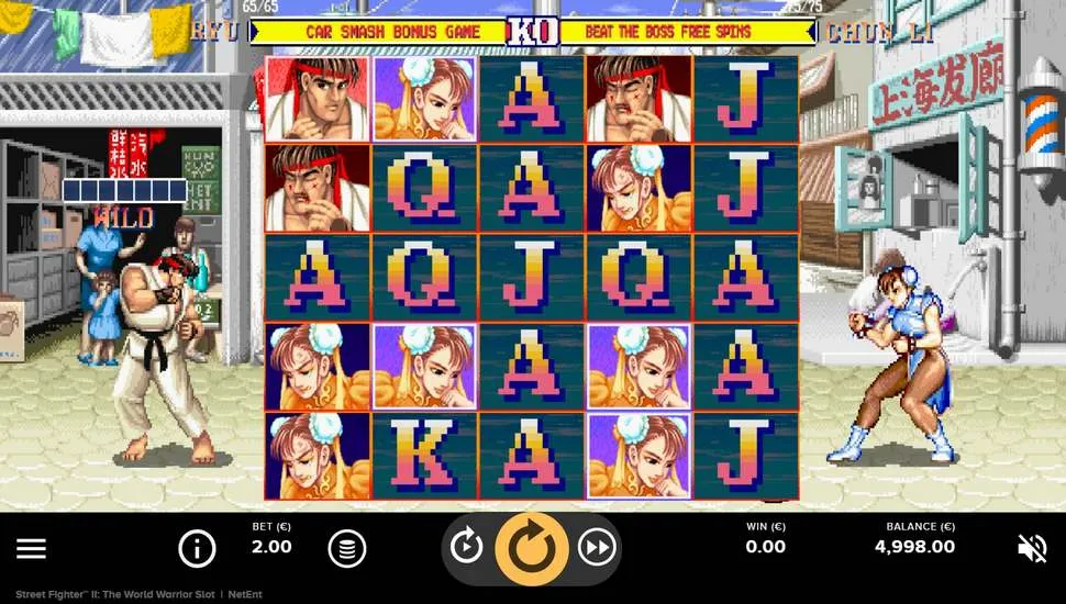 Start spillingen nå med Street Fighter 2: The World Warrior!