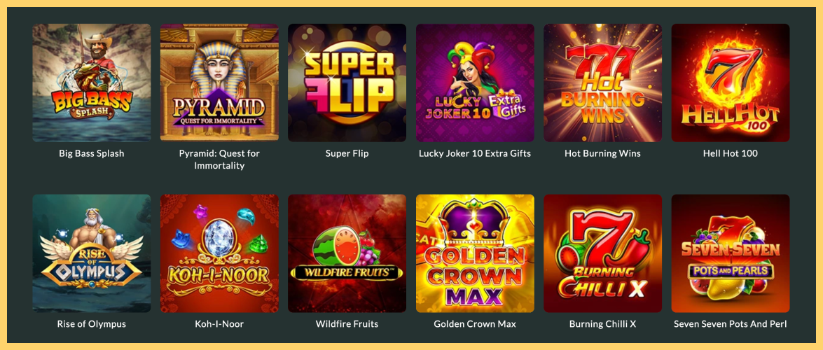 Lemon casino Spilleautomater