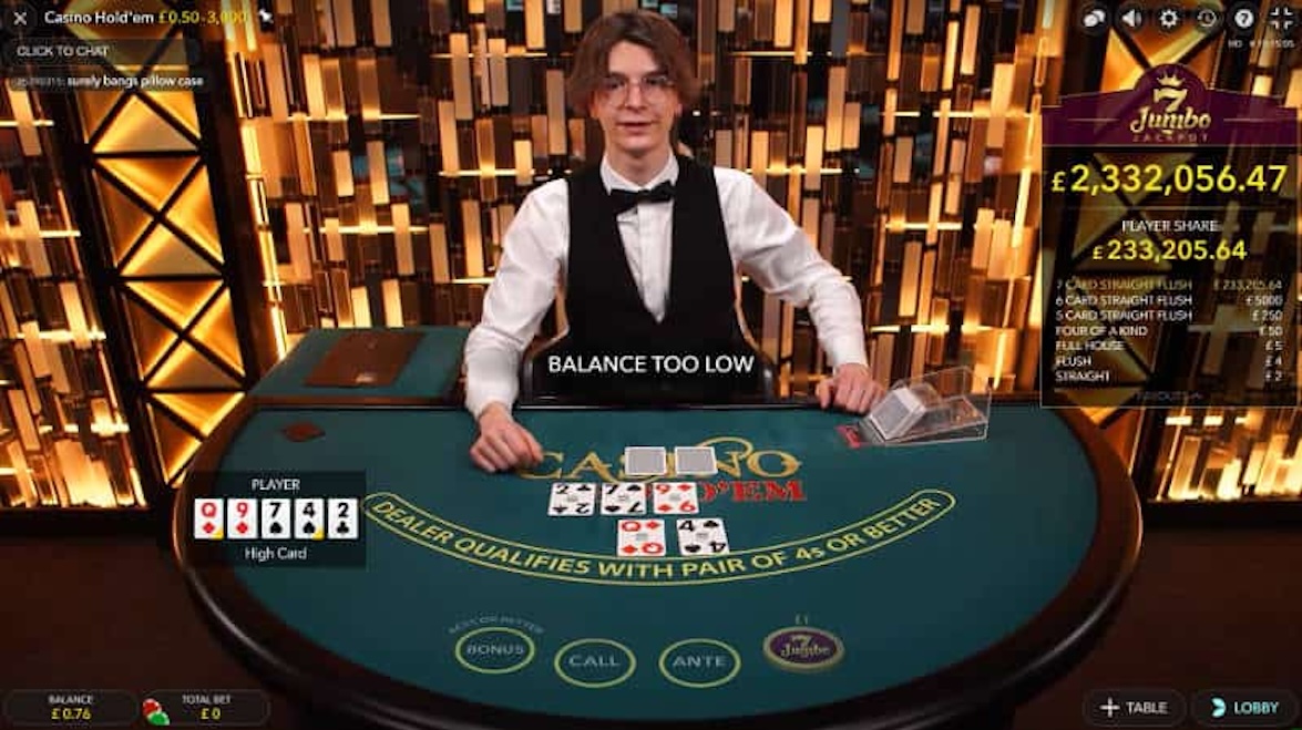 Live poker
