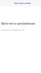 Fyll inn personopplysninger
