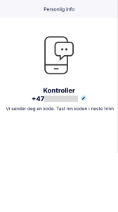 Bekreft kontoen din