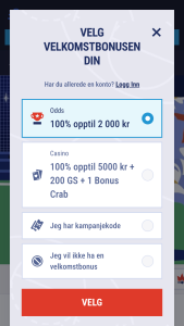 Gratisspinn fordeles over en periode på 10 dager (20 spinn per dag). Vær oppmerksom på at Neteller og Skrill ikke kvalifiserer for bonusen. Bonussummen må omsettes innen 10 dager.