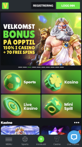 Åpne casinoets nettside