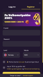 Vilkår knyttet til omsetning av risikofrie spinn.