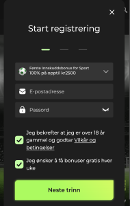 Velg bonus: