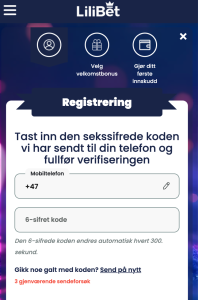 Verifiser telefonnummer