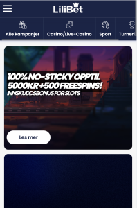 Velg velkomstbonus